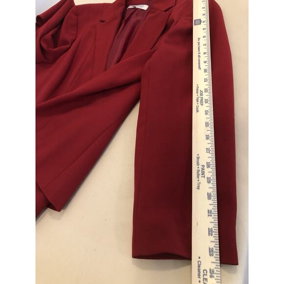 Kasper Womens Plus Jacket Size 18W One Button Executive Career Clueless Preppy - Picture 10 of 10